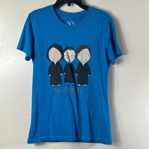 TEEPUBLIC tee shirt blue graphic women’s size L